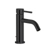 Fima Carlo Frattini Spillo Up Смеситель для раковины, высота 152 мм., излив 117 мм., с донным клапаном, цвет: чёрный матовый