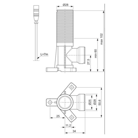Ideal Standard Встраиваемый комплект для душевой системы Solos A7881AA, A7883AA. Необходимо эл. питание. Без розетки в к-те 