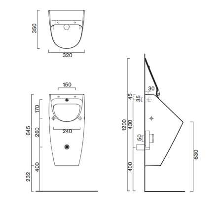Catalano Сифон для писсуара 