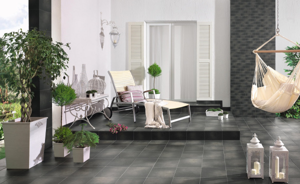 Капинос Ceramika Paradyz Semir Grafit kapinos stopnica prosta 29,5х32,8 