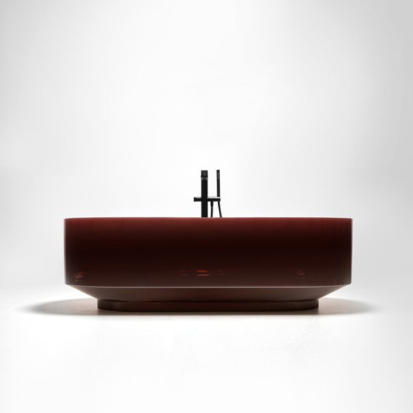 ANTONIO LUPI BORGHI Ванна 1800х750х530 мм., отдельностоящая, с нажимным донным клапаном и сифоном, Icemood, цвет Mostato матовый 