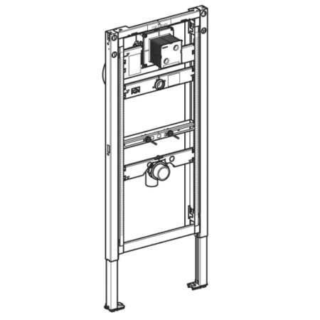 Geberit Duofix Инсталляция для писсуара, 112–130 см, универсальная (замена 111.616.00.1) 