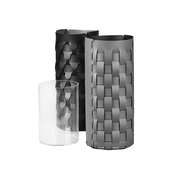 ADJ Зонтница с ведром А2033 Bottega, D22xH51 см., цвет: черный/серый 