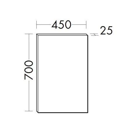 BURGBAD Rocio Зеркало 45х70см 