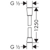 HG Isiflex Душевой шланг  1,25 м, цвет: хром 