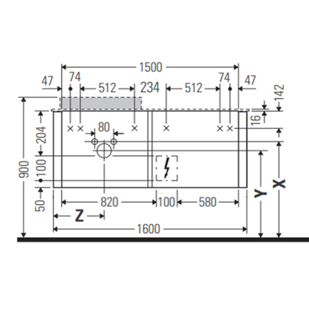Duravit Happy D.2 Раковина подвесная (600х505 мм) с 1м отверстием под смеситель, для тумбы Happy D.2 # H2 6363, цвет: белый 