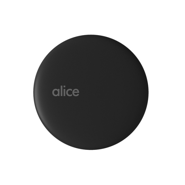 Alice Донный клапан для раковин, керамический, неперекрываемый, чёрный матовый 