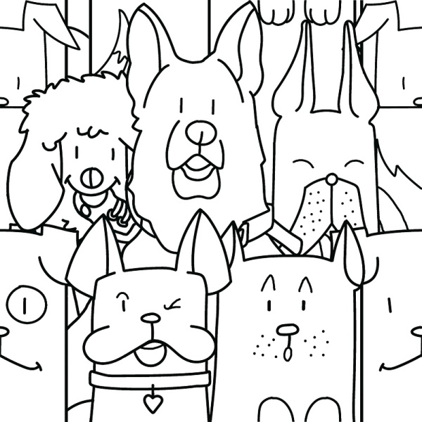 Керамогранит Codicer Oh My Dog White 25x25 