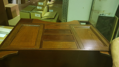 EBAN CERAMICA Decoro Fiore, ручка-кнопка для мебели с рисунком цветы, цвет: белый-керамика 