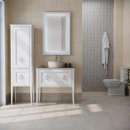 Kerama Marazzi Раковина CIRCO накладная 36*36*13,5см, без отв. под смеситель, без перелива, цвет песочный матовый 