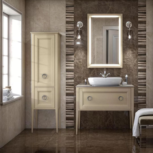 Kerama Marazzi Пенал PLAZA Classic NEO напольный 175, капучино матовый 