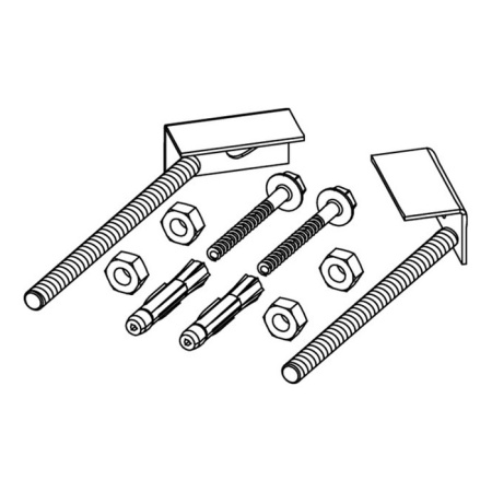 TECE Комплект для крепления модуля в углу под углом 45 град. 