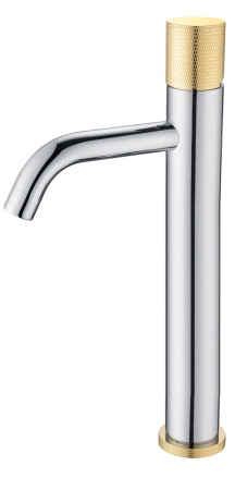 Смеситель STICK для умыв. выс. CHROME TOUCH GOLD_Комплект 