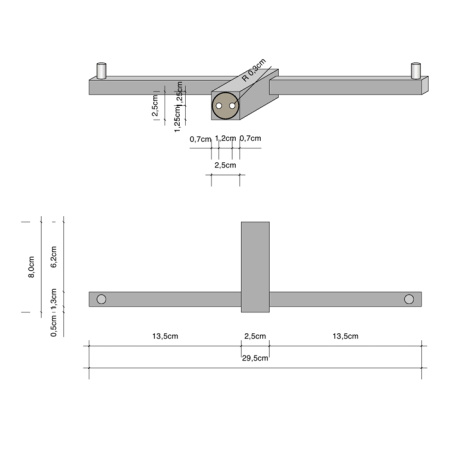 Decor Walther Corner TPH2 Держатель туалетной бумаги, двойной, подвесной, цвет: белый матовый ЗАКАЗ ПО ЗАПРОСУ 