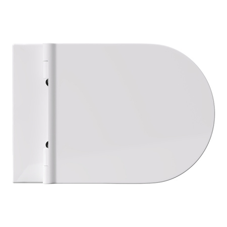 Alice Form Унитаз 50х35, подвесной, безободковый, без сиденья и комплекта крепежа FIX10, белый глянцевый 